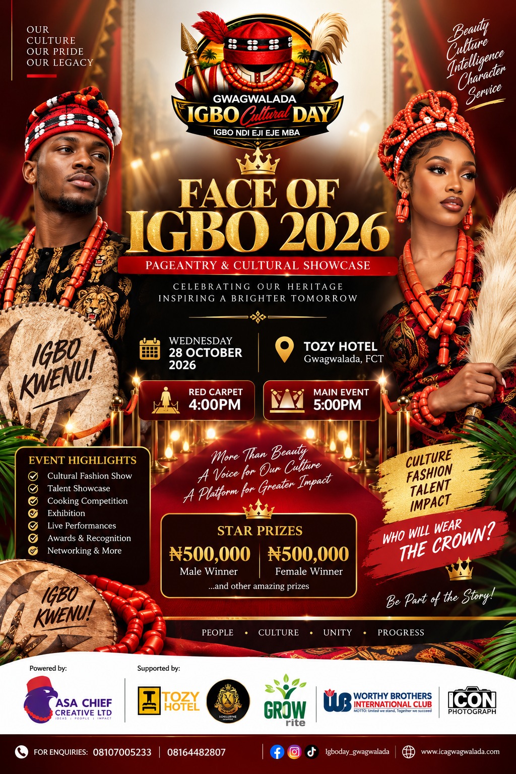 Face of Igbo 2026 official event flyer